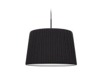 Guash lampenkap in zwart, Ø 50 cm