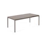 Table d'extérieur extensible Zaltana - structure aluminium