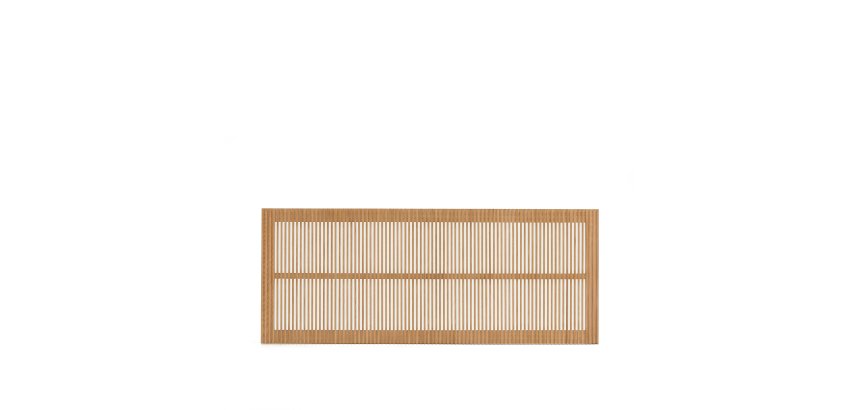 Cabecero Beyla de madera maciza de fresno para cama de 160 cm