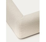 Martina bedhoes in off-white boucle voor een matras van 160 x 200 cm