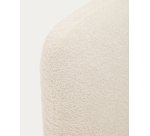 Housse pour lit Martina bouclette écru pour matelas