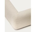 Housse pour lit Martina bouclette écru pour matelas