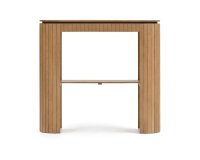 Console Licia 1 tiroir en bois massif de manguier 120 x 110 cm