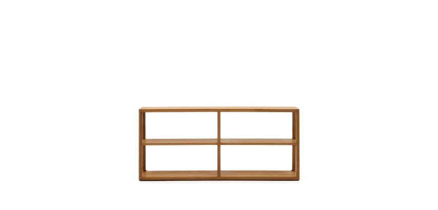 Étagère Maymai avec structure en bois de chêne 180 x 81 cm