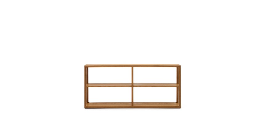 Étagère Maymai avec structure en bois de chêne 180 x 81 cm