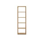 Étagère Maymai avec structure en bois de chêne 60 x 193 cm
