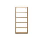 Étagère Maymai avec structure en bois de chêne 90 x 193 cm