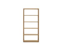 Maymai shelf with solid oak structure 90 x 193 cm