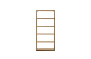 DE_Étagère Maymai avec structure en bois de chêne 90 x 193 cm