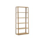 Étagère Maymai avec structure en bois de chêne 90 x 193 cm