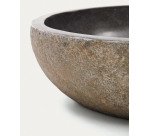Vasque à poser Tetsu en pierre Ø 40 cm