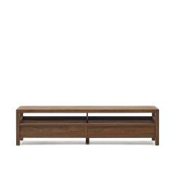 Mueble TV Sashi de madera maciza de teca 200 x 40 cm