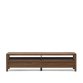 Mueble TV Sashi de madera maciza de teca 200 x 40 cm