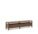 Mueble TV Sashi de madera maciza de teca 200 x 40 cm