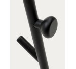 Portemanteau Nadue en bois de hêtre avec finition noire 170 cm