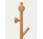 Portemanteau Nadue en bois de hêtre avec finition naturelle  170 cm