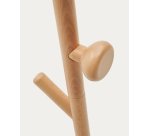 Portemanteau Nadue en bois de hêtre avec finition naturelle  170 cm