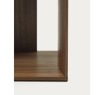 Litto small shelf module in walnut veneer, 34 x 38 cm