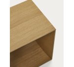 Module étagère format moyen Litto en placage de chêne 67 x 38 cm