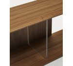 DE_Module étagère grand format Litto en placage de noyer 101 x 38 cm