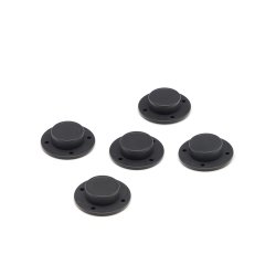 Set de 5 patas regulables con adhesivo para estantería Litto