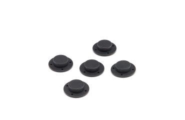 Set of 5 adjustable feet with adhesive, for the Litto shelves