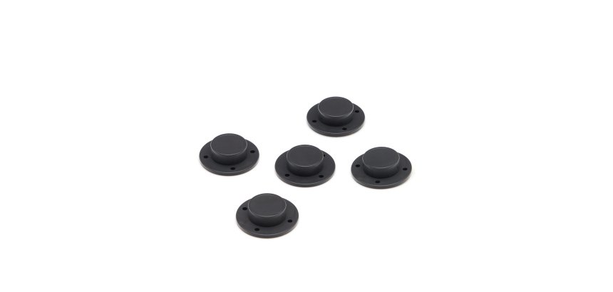 Jeu de 5 pieds réglables avec adhésif pour étagère Litto