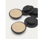 Jeu de 5 pieds réglables avec adhésif pour étagère Litto