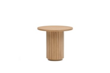 Table d'appoint ronde Licia en bois massif de manguier Ø 60 cm