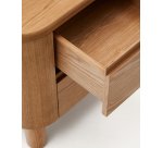 Table de nuit Salaya en contreplaqué de frêne 55 x 50 cm