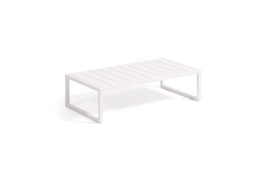 Mesa de centro 100% exterior Comova de aluminio 60 x 114 cm