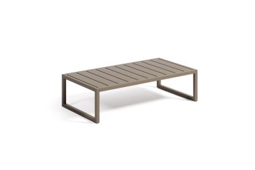 Table d'extérieur basse Comova - structure aluminium