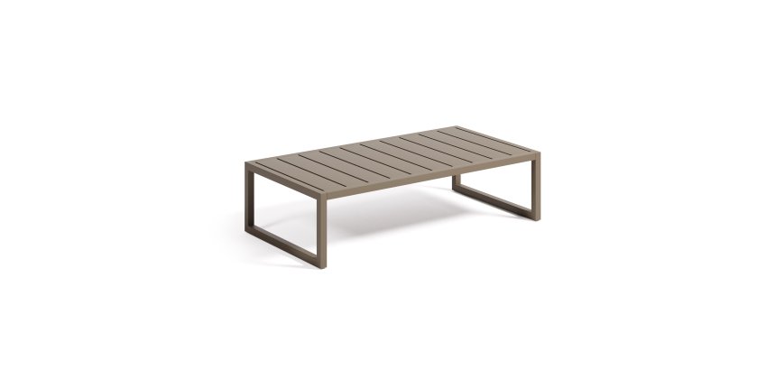 Table d'extérieur basse Comova - structure aluminium