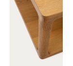 Mesa de centro Maymai de madera de roble 140 x 70 cm