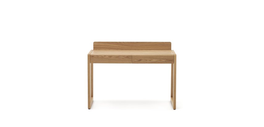 Arandu desk in solid ash veneer and wood 120 x 60 cm