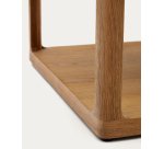 Mesa de centro Maymai de madera de roble 140 x 70 cm