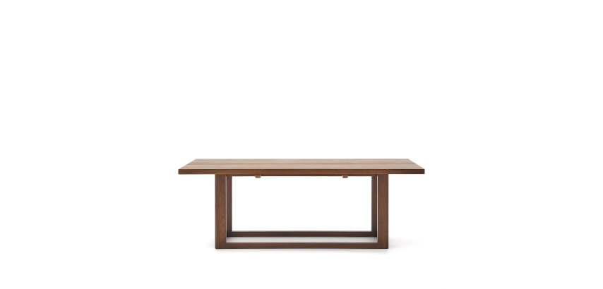 Sashi table made in solid teak wood 220 x 100 cm
