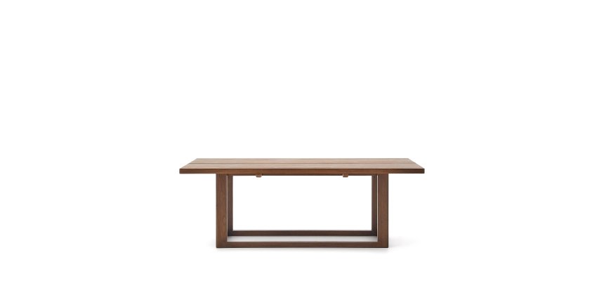 Table Sashi en bois de teck 220 x 100 cm