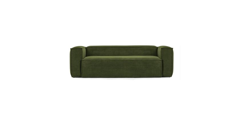 Canapé Blok 3 places vert 240 cm