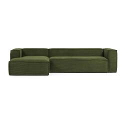 Canapé Blok 4 Plätze links grüne meridienne 330 cm