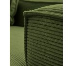 Sofa Blok 2-seater with left chaise longue green 240 cm