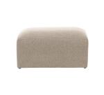 Blok footstool in beige, 90 x 70 cm