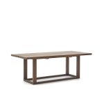 Table Sashi en bois de teck 220 x 100 cm