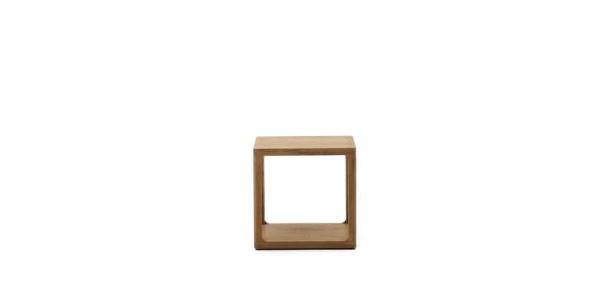 Maymai oak wood side table 50 x 50 cm