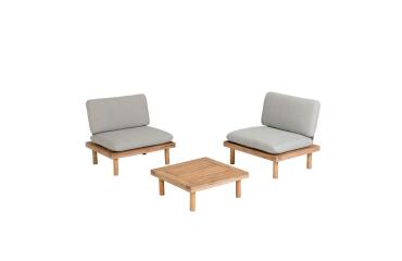 Viridis 2 armchairs and 1 table set