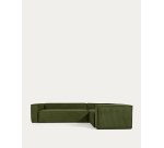 Canapé d’angle Blok 4 places vert 320 x 230 cm