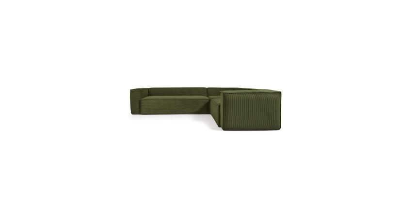 Canapé d’angle Blok 5 places vert 320 x 290 cm