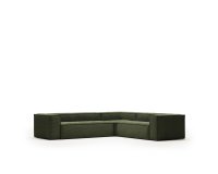 Canapé d’angle Blok 5 places vert 320 x 290 cm