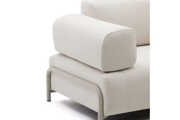 Accoudoir Compo en chenille beige