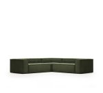 Canapé d’angle Blok 4 places vert 290 x 290 cm